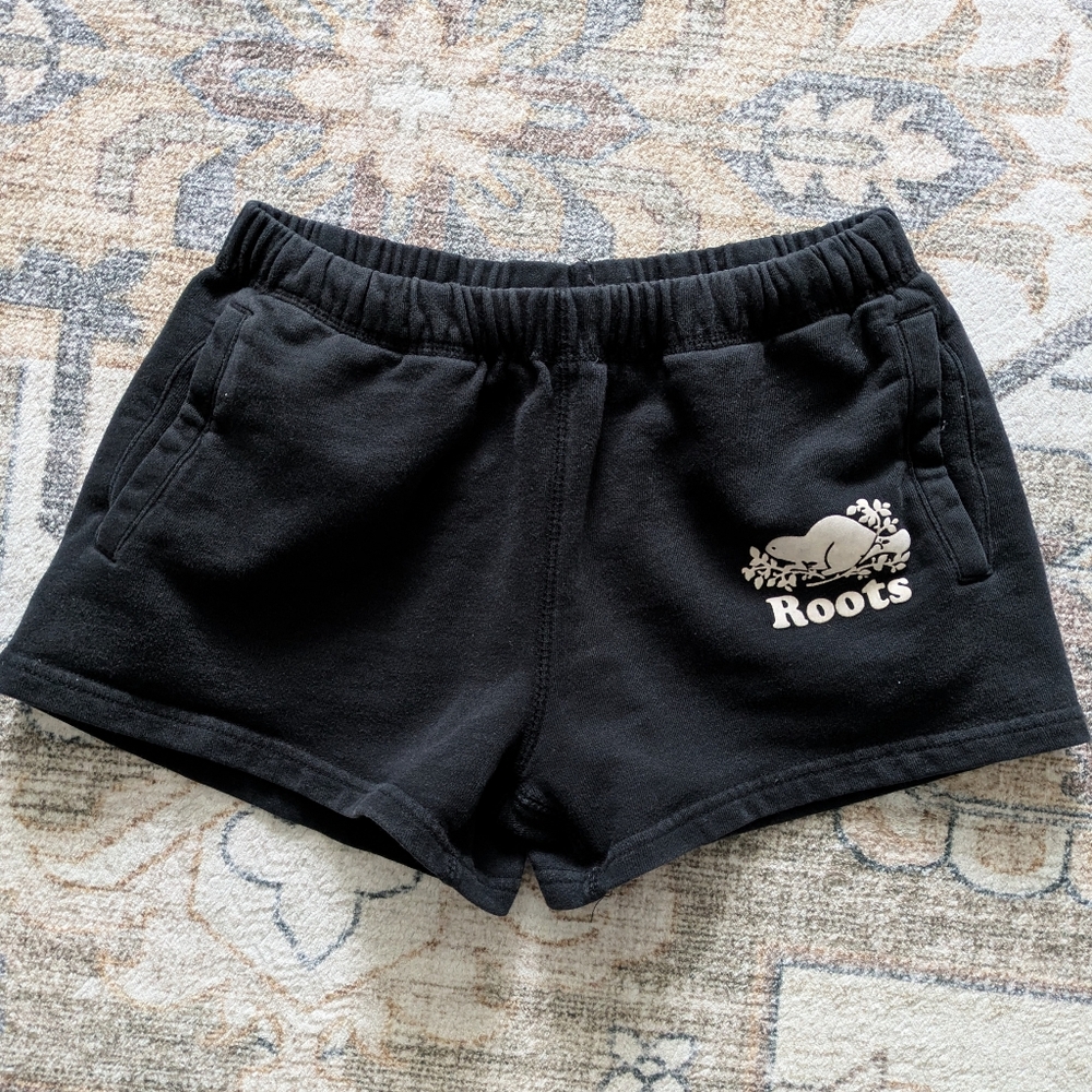 Roots Black Shorts
